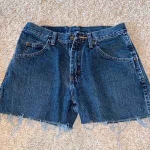 Dark blue Wrangler Jean shorts